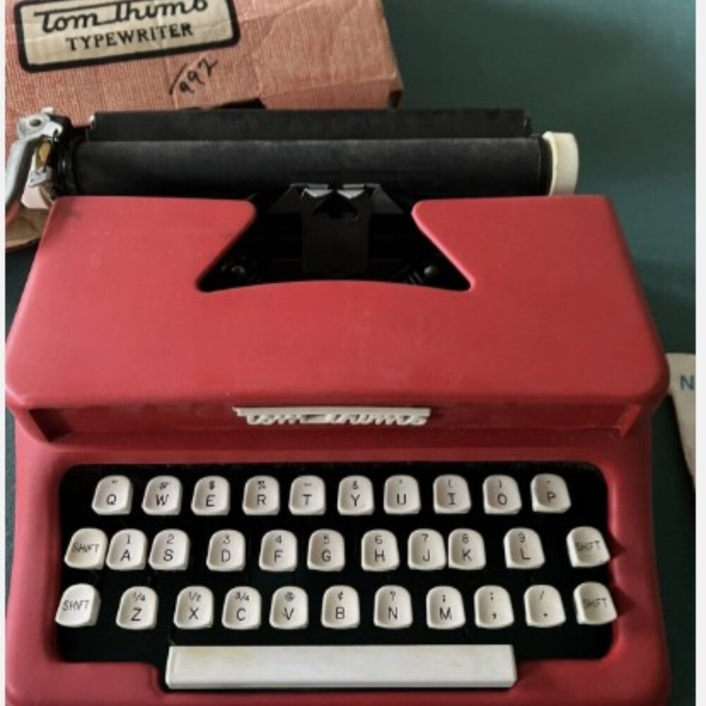 Vintage Tom Thumb Children's Typewriter